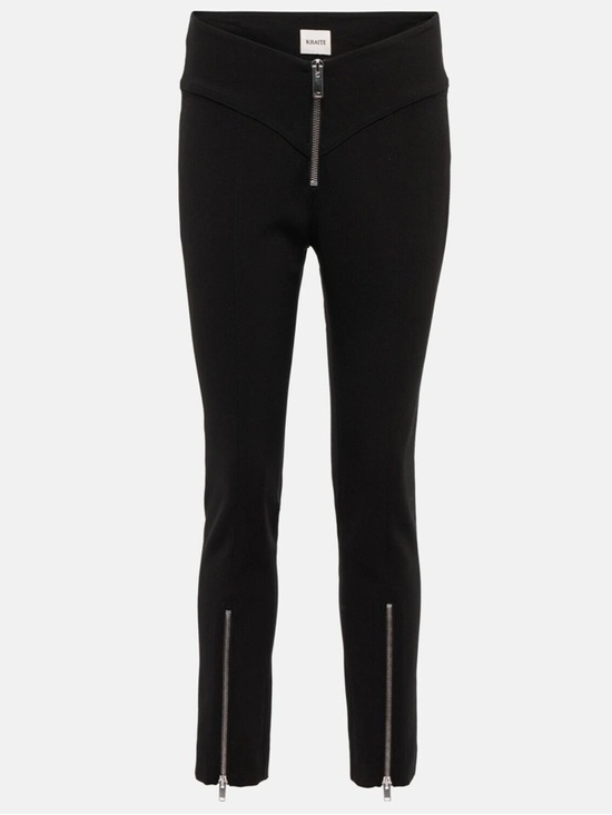 KHAITE Pants - Khaite Meadow black pants with zip ankles Size 6